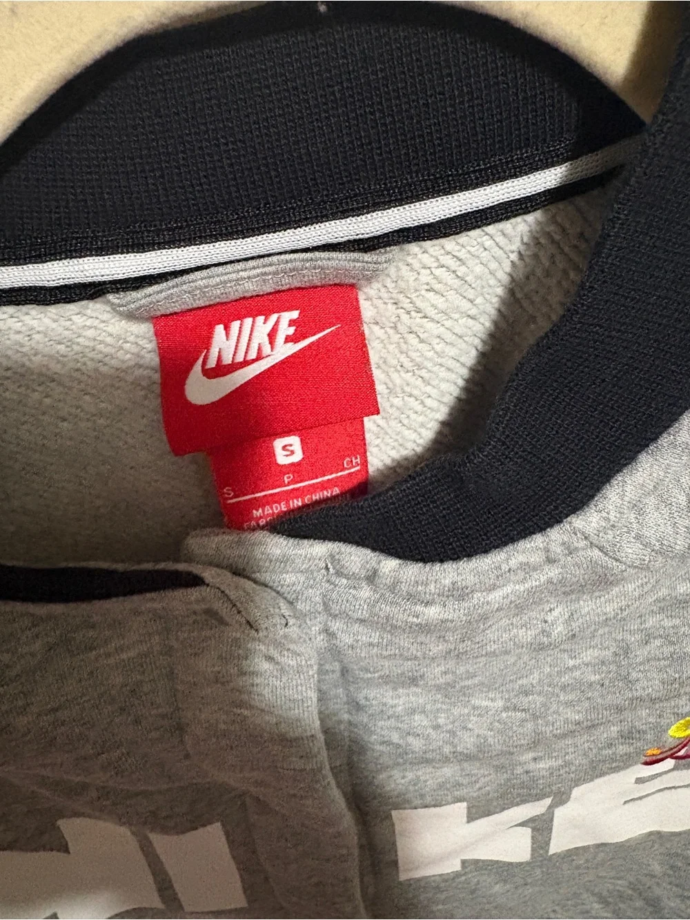 Nike Gray retro style women's jacket size small